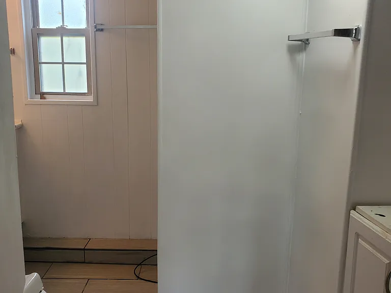 Bathroom downstairs baseboards being installed this week.