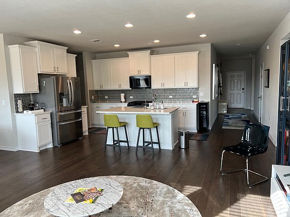 Front door is down the hall