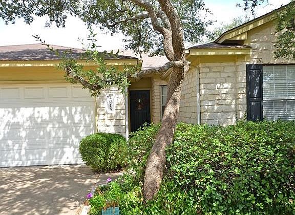 Greet guests from this landscaped entry.