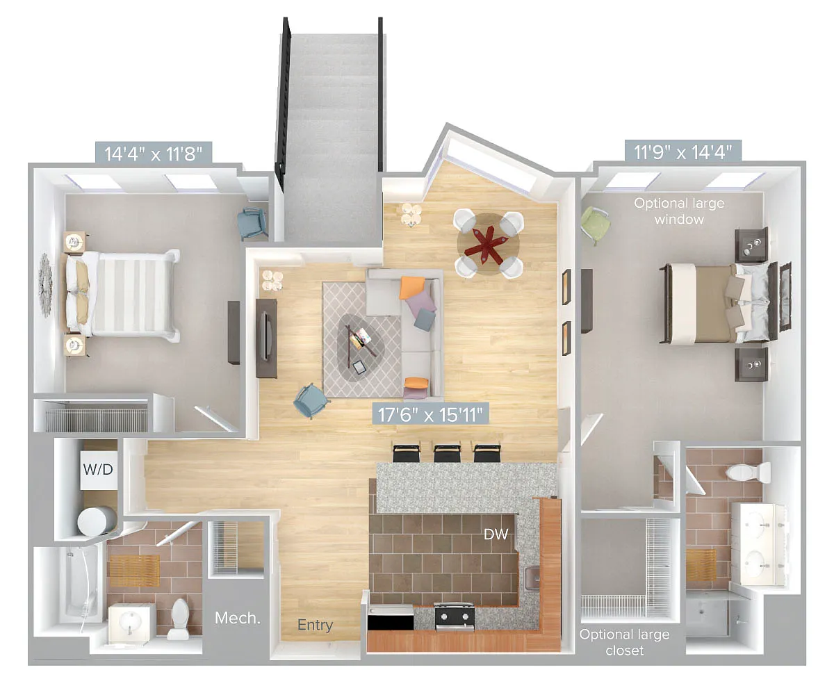 Floor plan B1-1027-1036