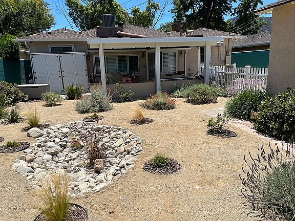 Back of house with Garden