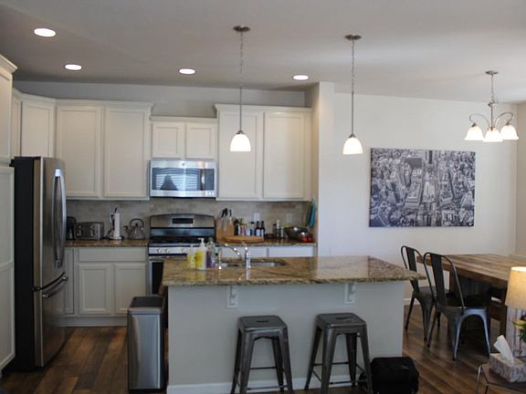 kitchen and dining area