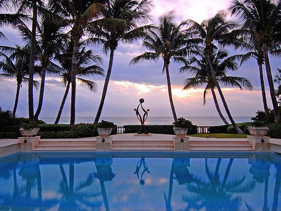 Across the Pool, to the Ocean