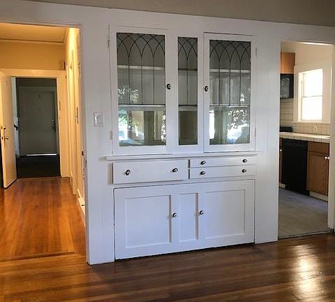 Built in cabinet and hide a bed in dining room