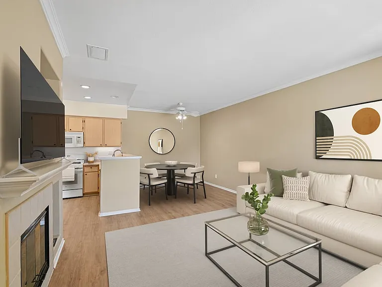 Classic Package I dining and living room with hard surface flooring (select homes)