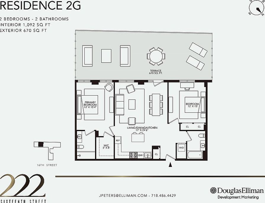 2nd image of 222 16th St #2G