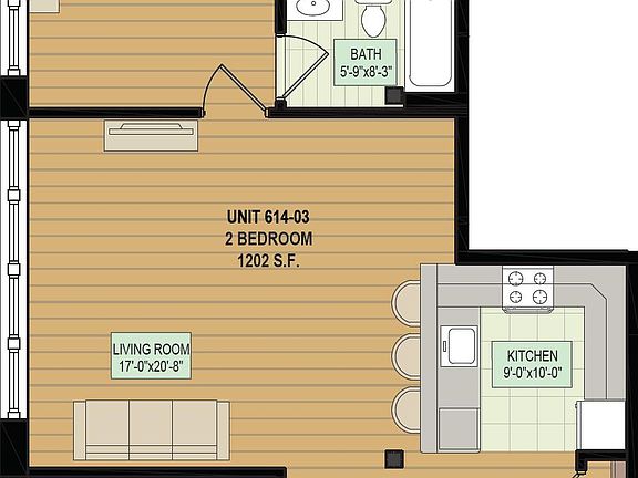 5th image of 614-3 Central Ave E #614-3
