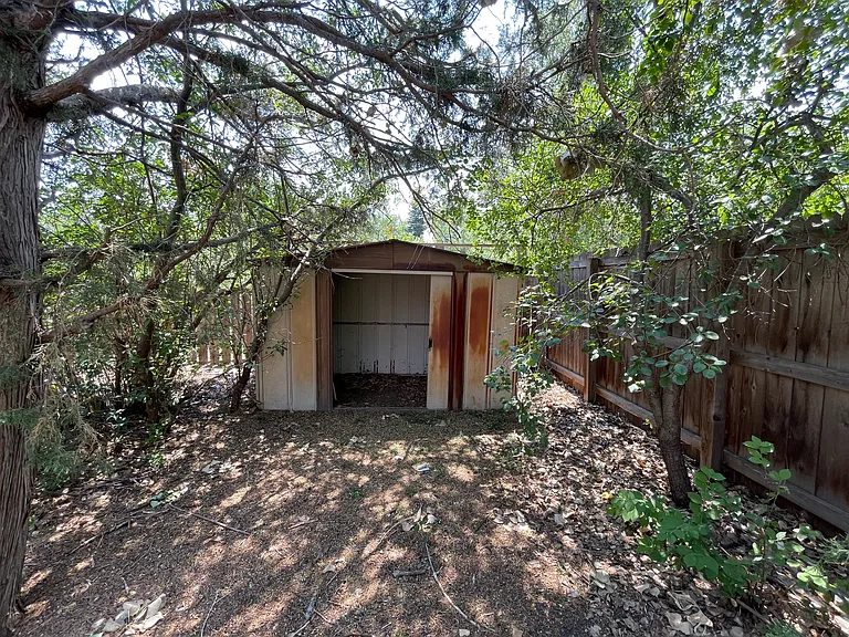 Exterior shed.