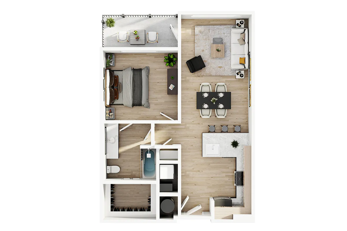 Floor plan A2A/A2B