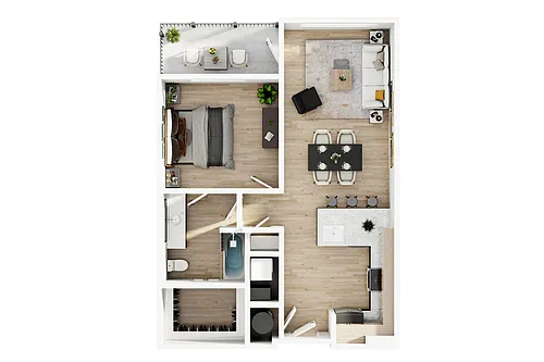 Floor plan A2A/A2B