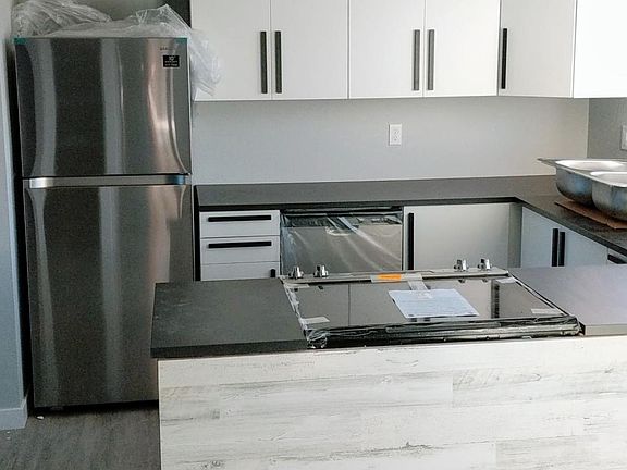 Kitchen, under construction.