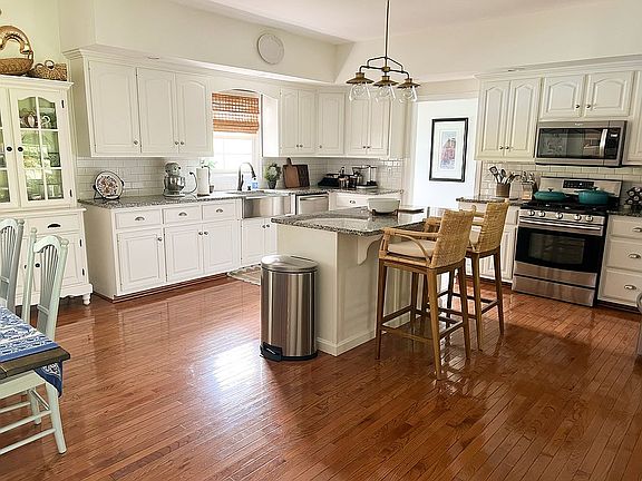 Large kitchen with island