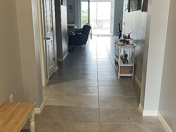 Hallway from front to back