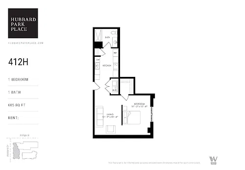 Floor plan 412H