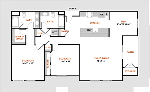 Floor plan Plan 2G