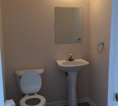 Main level half bath