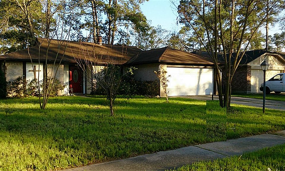 Front yard with fruit trees.