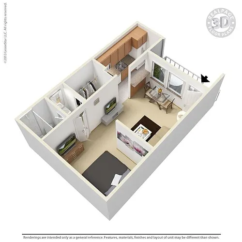 Floor plan Studio