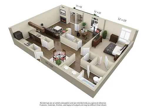 Floor plan A4 Den