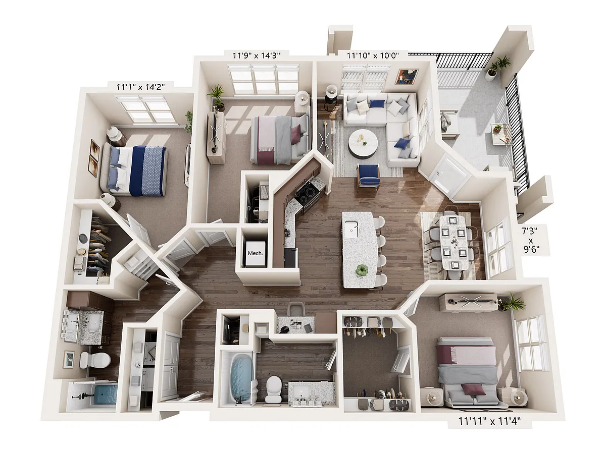 Floor plan C1