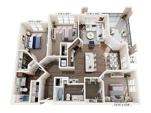 Floor plan C1