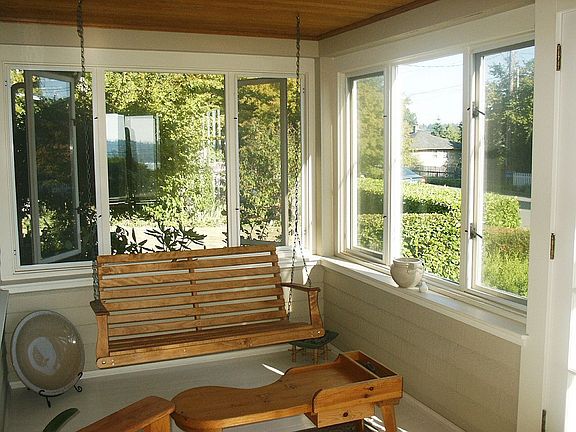 Closed-in Front Porch W/Views