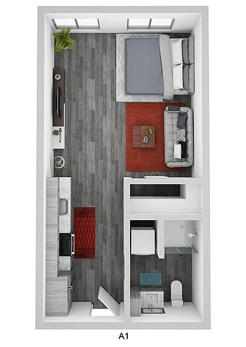 Floor plan Studio S3