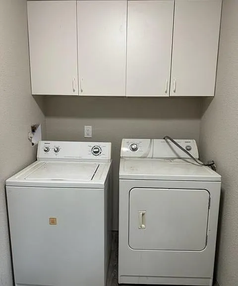 Full washer and dryer