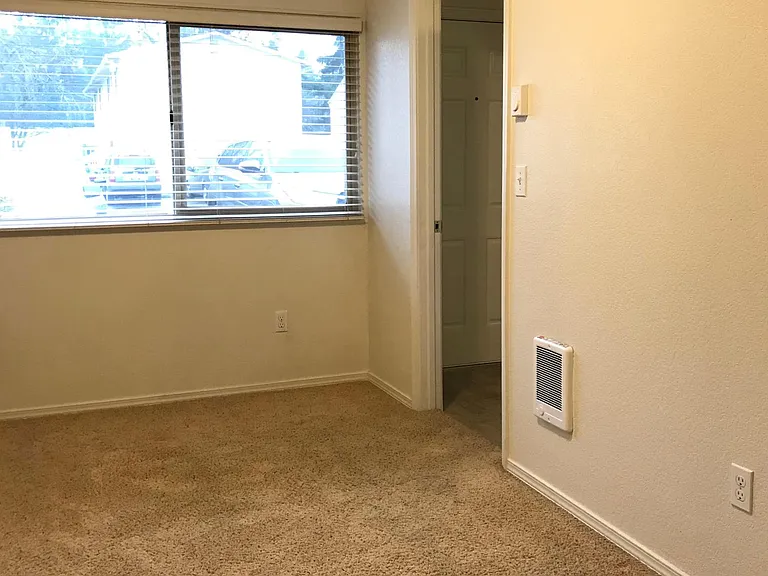 Bedroom with sunny window.