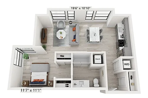 Floor plan A2-HC