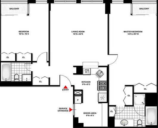 2nd image of 324 W 23rd St APT 6A