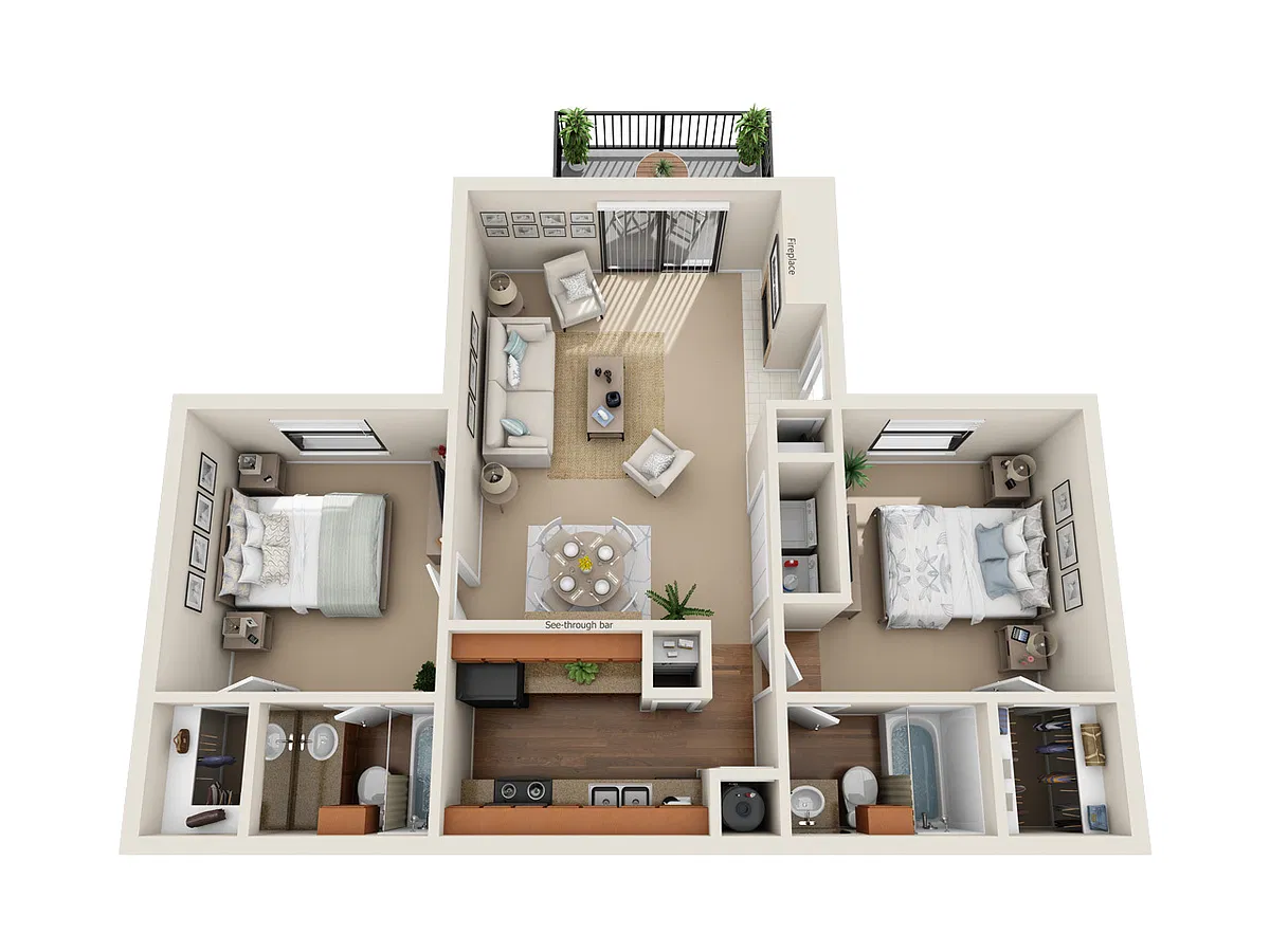 Floor plan B1