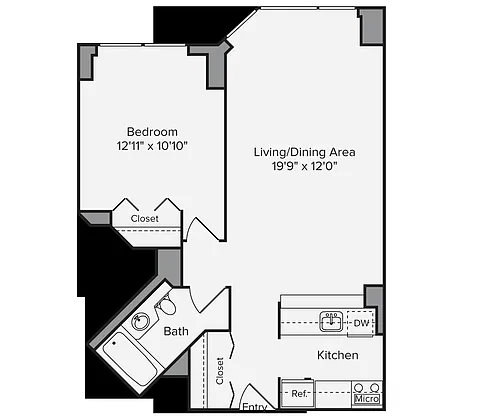 Floor plan A1-667-J-Classic