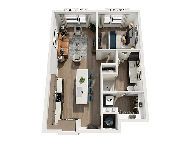 Floor plan A21