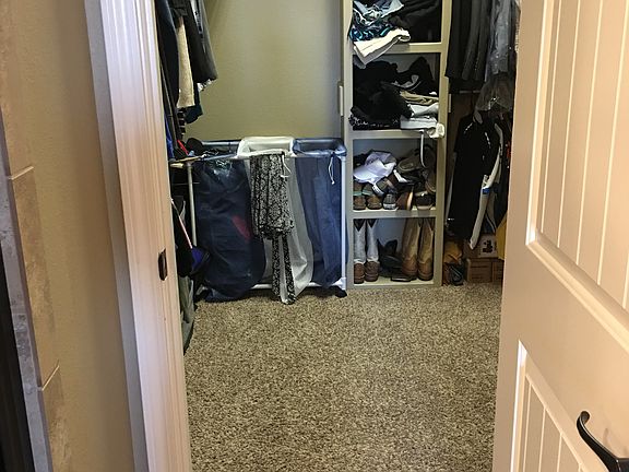 large walk in master closet 