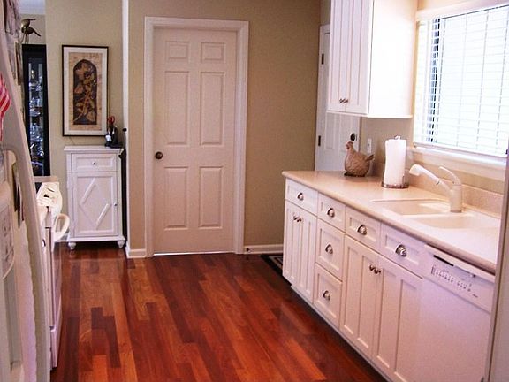 Updated Kitchen with hardwood flooring