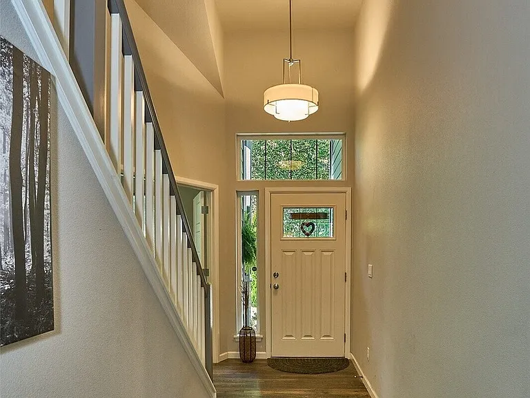 Grand, two-story foyer