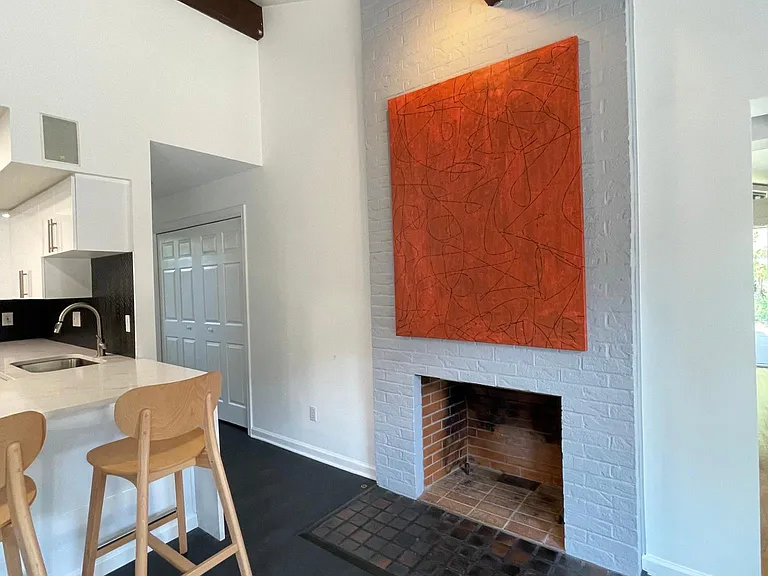 Kitchen fireplace