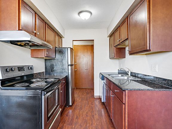 Remodeled Kitchen with cherry cabinets