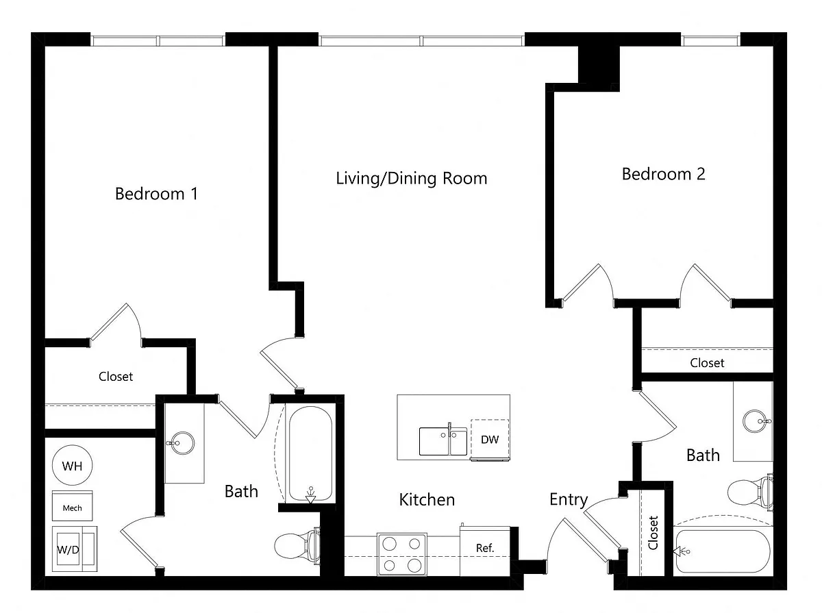 Floor plan Portland