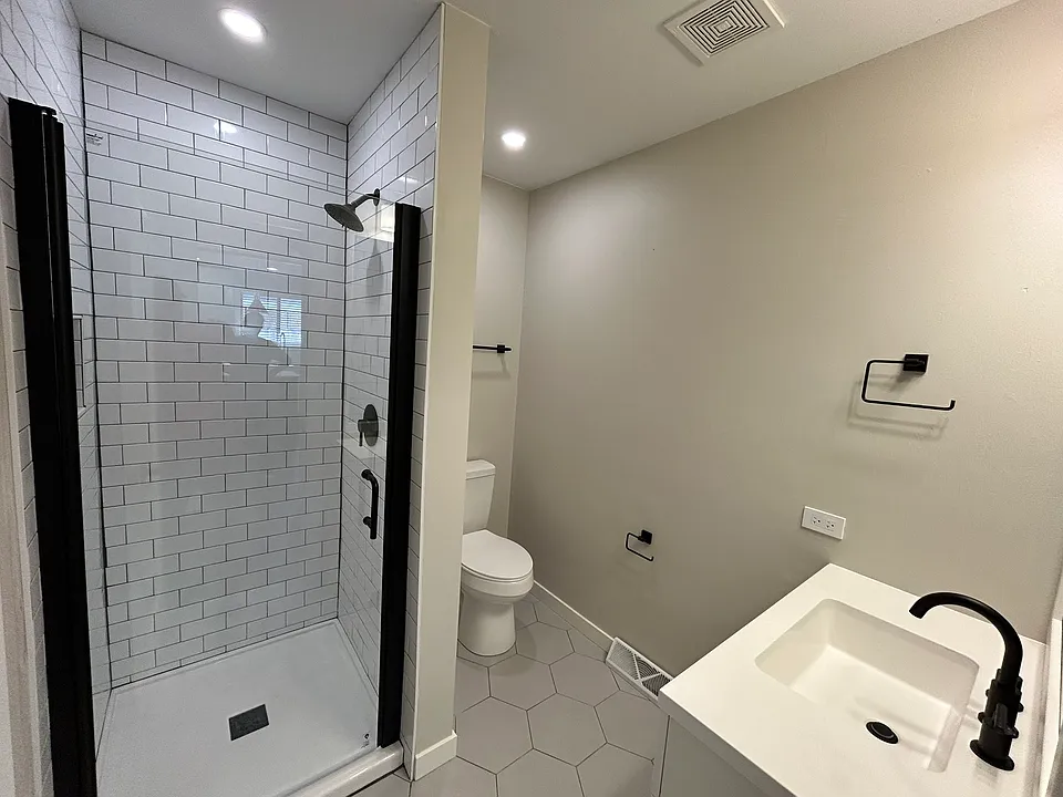 Bathroom in primary bedroom