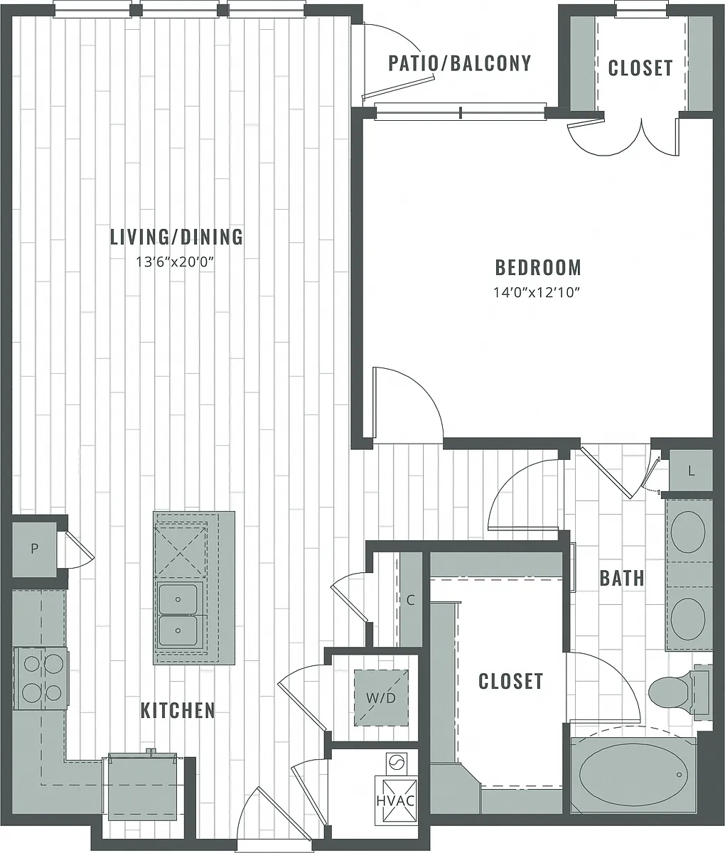 Floor plan A1U