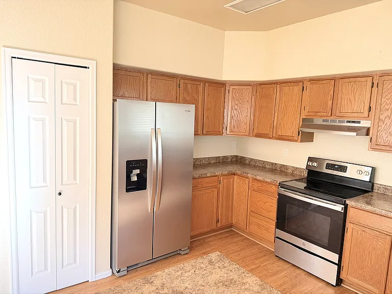 Open Kitchen: Stainless Steel Appliances