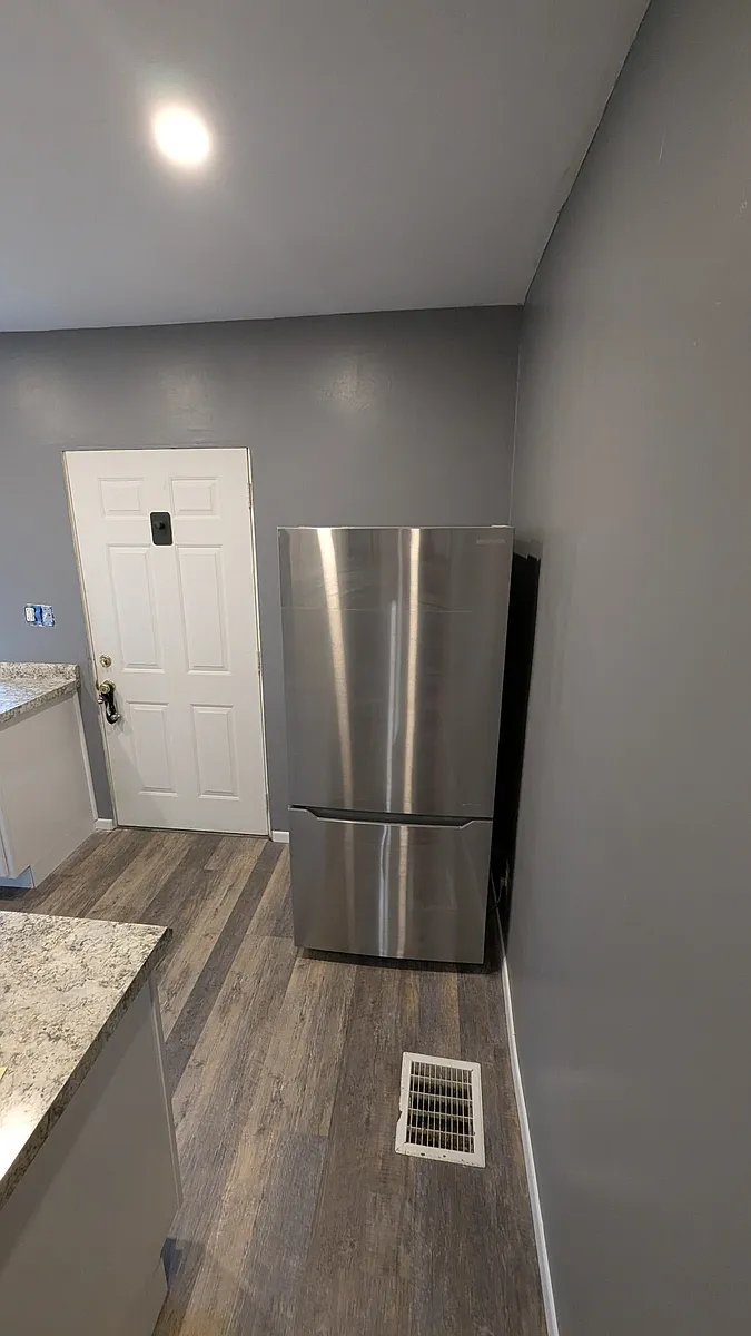 View from hallway into Kitchen - 125 Arch Ave #1