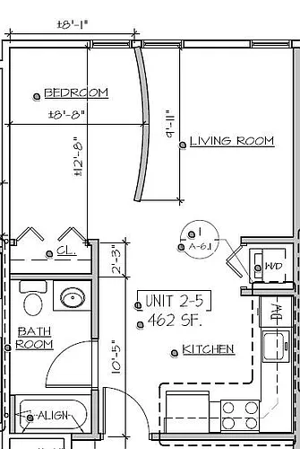 Floor plan Studio