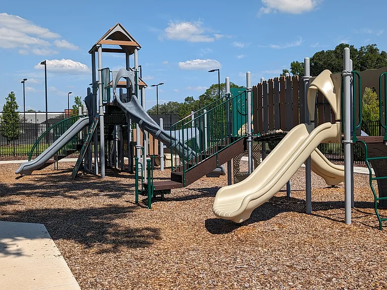 Fenced In Playground