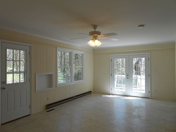 Family Room with french doors out to the deck