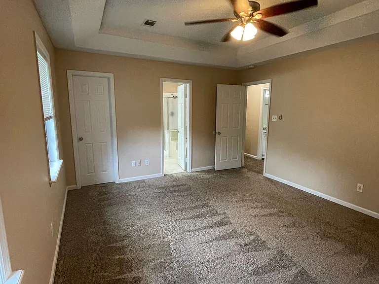 Spacious master bedroom