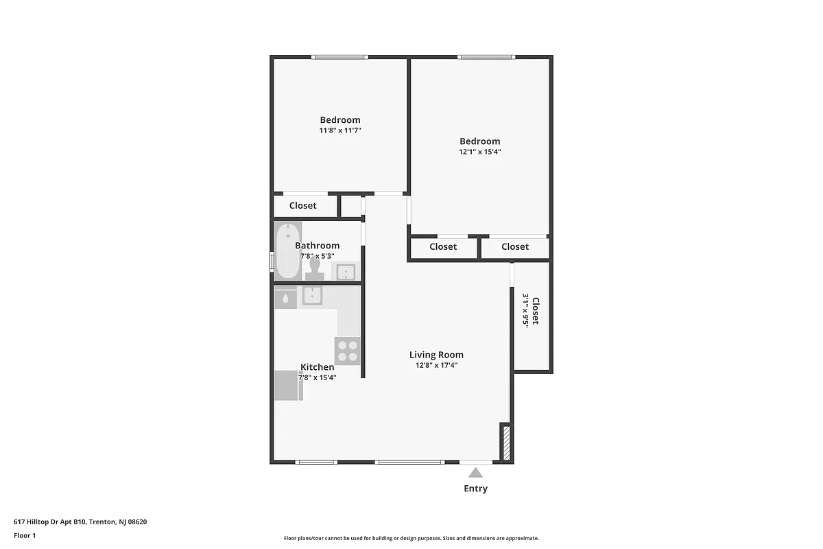 Floor plan 2BR-1