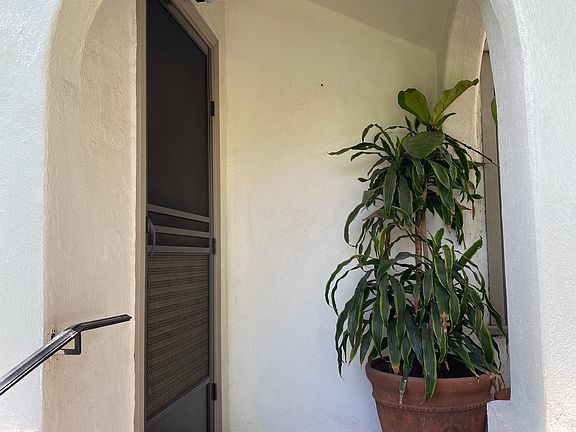 Front - arched entryway.